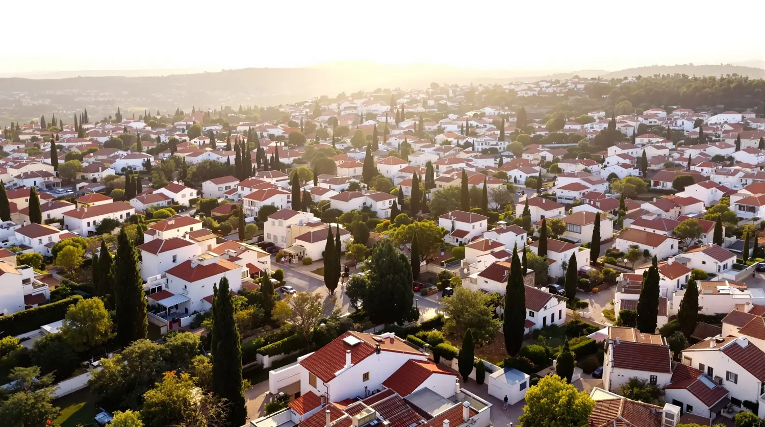 Quartier résidentiel dans l'Hérault avec maisons méditerranéennes — zone d'intervention DFPRO HERAULT